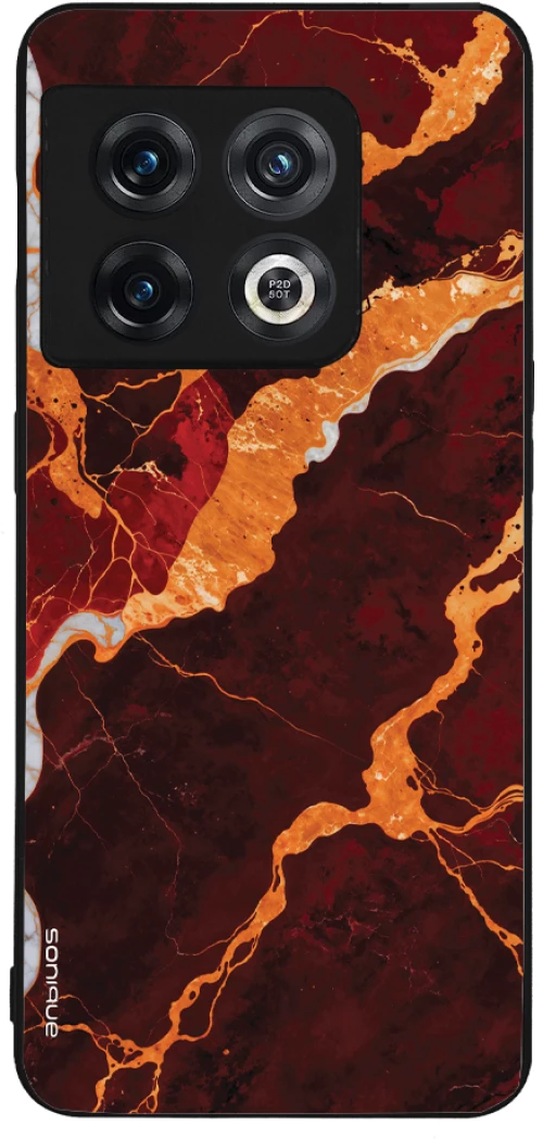 Θήκη Sonique Marble Series για OnePlus 10 Pro 5G Κόκκινο