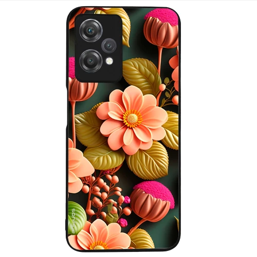 Θήκη Sonique 3D Flower Series για OnePlus Nord CE 2 Lite 5G Σομόν
