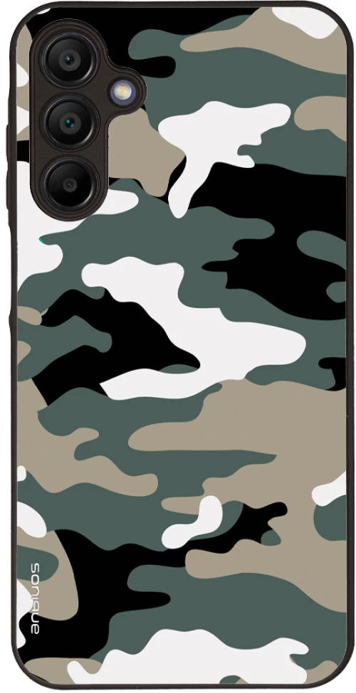 Θήκη Sonique Camouflage Army Series για Samsung Galaxy A15 4G / Galaxy A15 5G Χακί