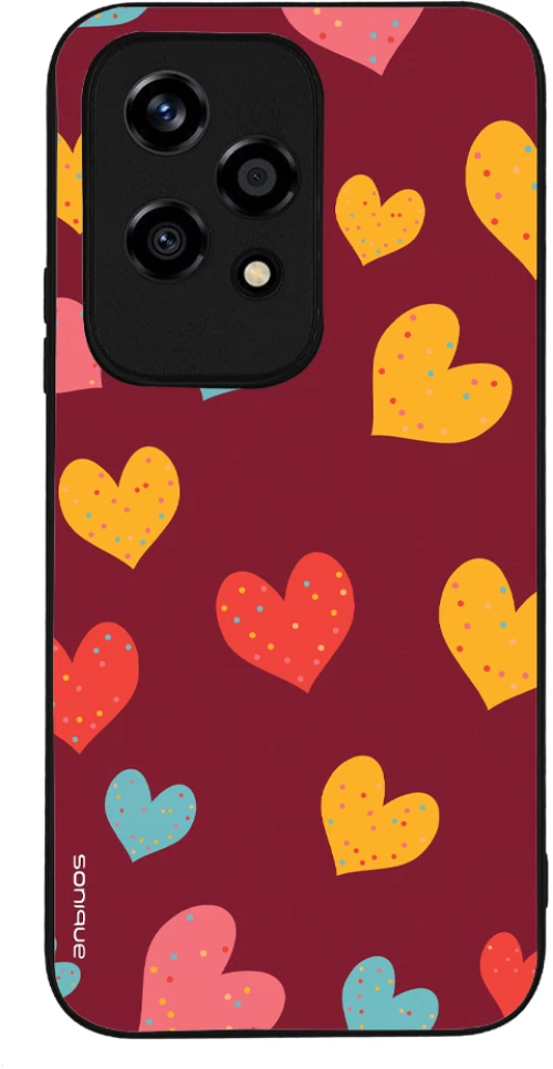 Θήκη Sonique Heart Series για Honor 200 Lite 5G Μπορντώ