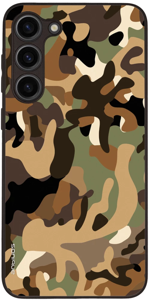 Θήκη Sonique Camouflage Army Series για Samsung Galaxy S23 Plus Καφέ