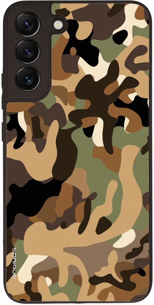 Θήκη Sonique Camouflage Army Series για Samsung Galaxy S22 Plus Καφέ