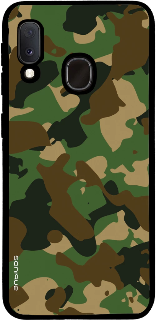 Θήκη Sonique Camouflage Army Series για Samsung Galaxy A20e Πράσινο