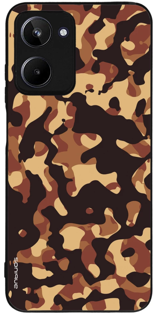 Θήκη Sonique Camouflage Army Series για Realme 10 4G Καφέ 01
