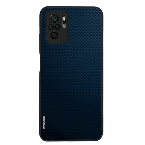 Θήκη Sonique Carbon Series για Xiaomi Redmi Note 10 / Redmi Note 10s / Poco M5s Μπλε
