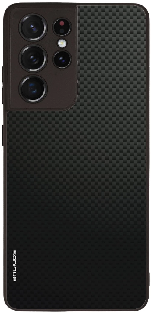 Θήκη Sonique Carbon Series για Samsung Galaxy S21 Ultra Μαύρο 01