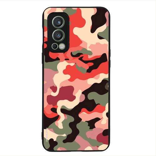 Θήκη Sonique Camouflage Army Series για OnePlus OnePlus Nord 2 5G Κόκκινο