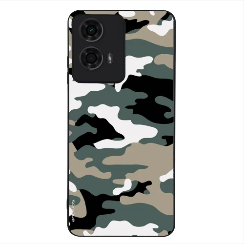 Θήκη Sonique Camouflage Army Series για Motorola Moto G04 4G / Moto G04s 4G / Moto G24 4G / Moto E14 4G Χακί