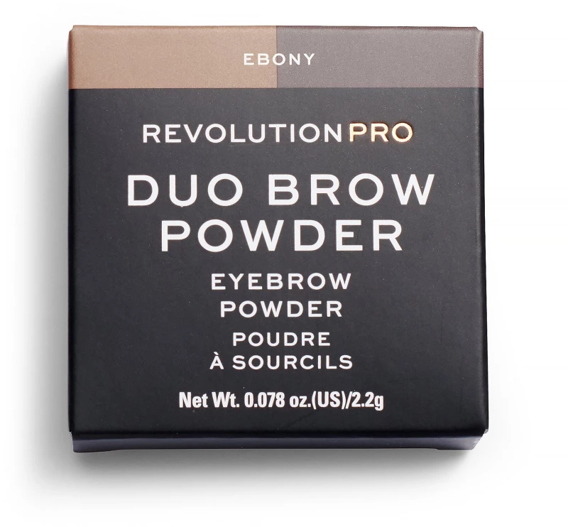 Makeup Revolution, REVOLUTION PRO, Vegan, Eyebrow Powder, Ebony, 2.2 g