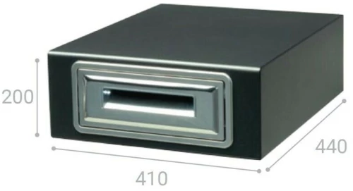 Συρτάρι καφέ μονό RONDA AC17