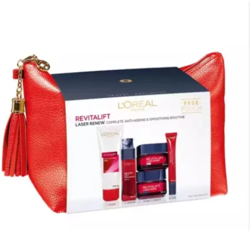 Set L'Oreal Paris: Revitalift Laser Renew, Cleansing, Cleansing Foam, 100 ml + Revitalift Laser Renew, Anti-Wrinkle, Eye Cream, 15 g + Revitalift