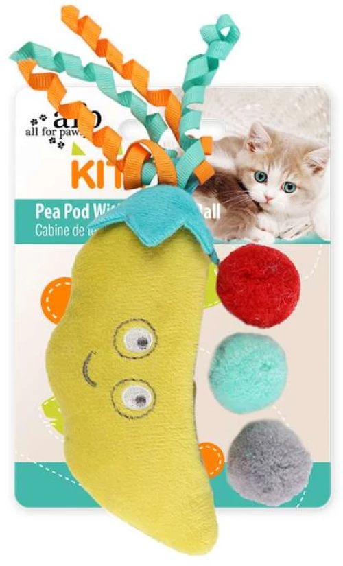 AFP Παιχνίδι Γάτας Kitty Pompom Pea Pod