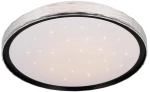 Φωτιστικό Οροφής Reality Lighting -RL VARDA R64811102 Μαύρο Ματ (Black Mat) 2700 - 6500K