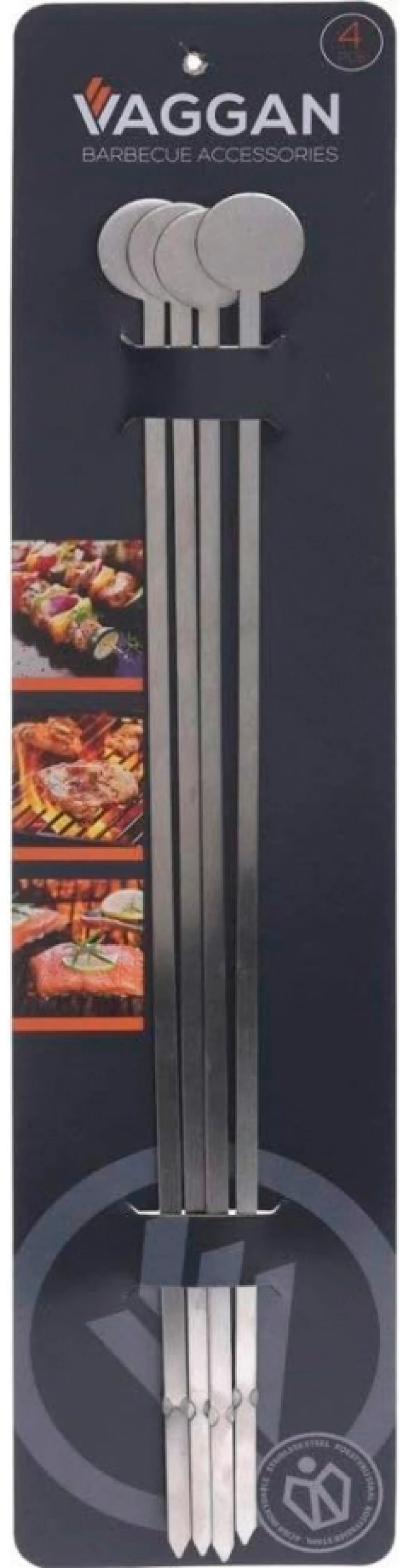 BBQ SKEWERS SET 4PCS 375MM YL7900500