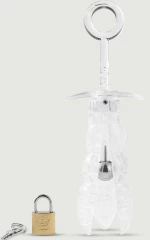 Πρωκτικός Διαστολέας με Κλειδαριά Expandable Anal Chastity Plug with Lock 13 x 5 cm