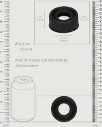 Ανταλλακτικό για Αντλίες Πέους Silicone Pump Sleeve Medium - Μαύρο