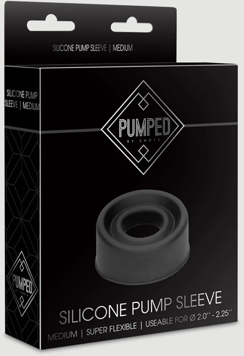 Ανταλλακτικό για Αντλίες Πέους Silicone Pump Sleeve Medium - Μαύρο