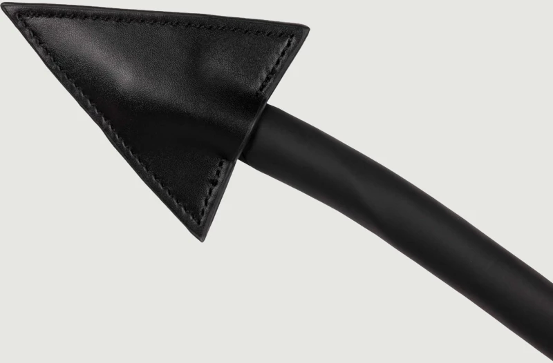 Πρωκτική Σφήνα Σιλικόνης με Ουρά Μαστίγιο Silicone Butt Plug with Devil's Tail Whip - Κόκκινο/Μαύρο