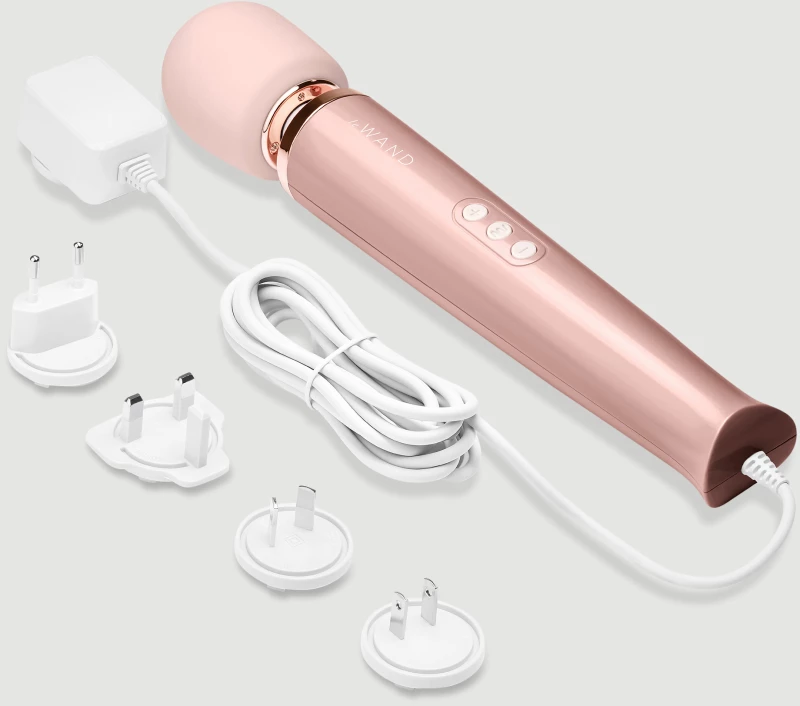 Premium Συσκευή Μασάζ Le Wand Premium Plugin Vibrating Wand Massager - Ροζ