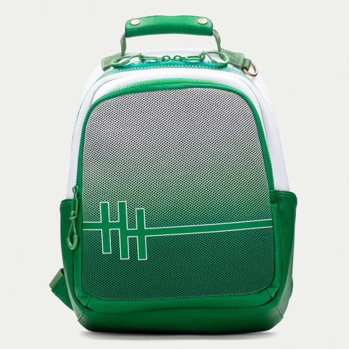 Τσάντες backpack Γυναικείες Hispanitas BV253835-GRASS σε απόχρωση πράσινο με λευκό