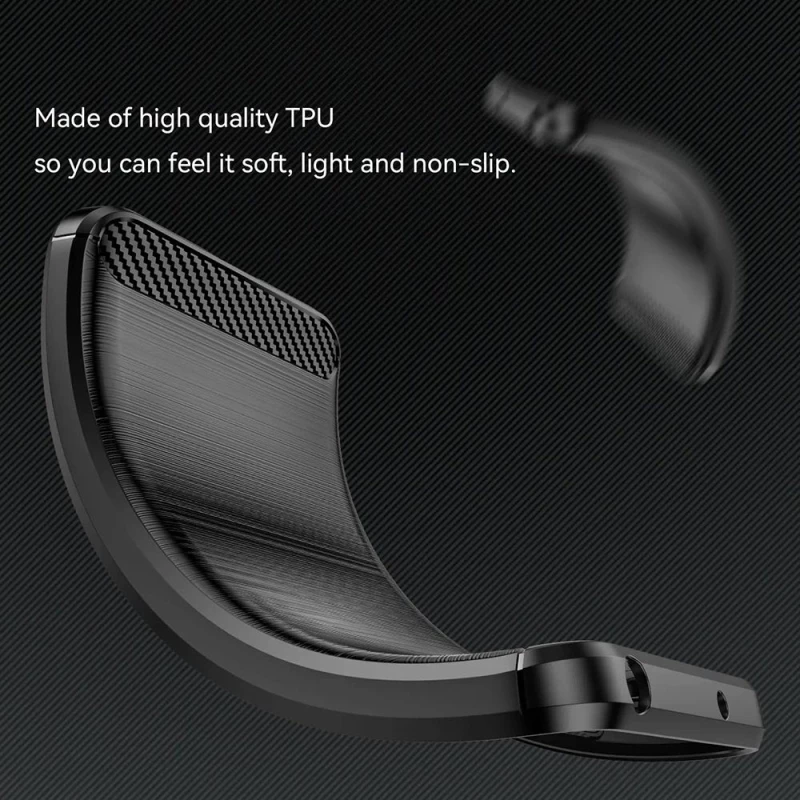 Techsuit® Carbon Θήκη για Xiaomi Redmi Note 14 Pro Plus- Black