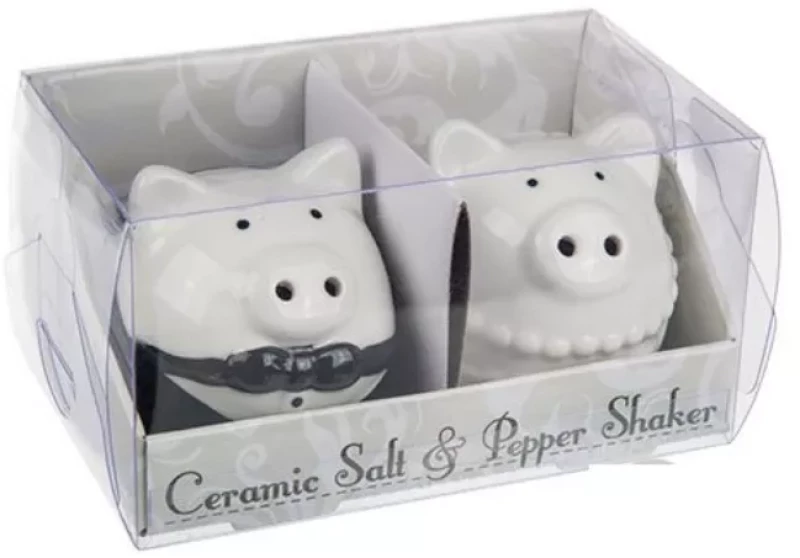 Σετ Αλατοπίπερο Pigs- Black/White OEM
