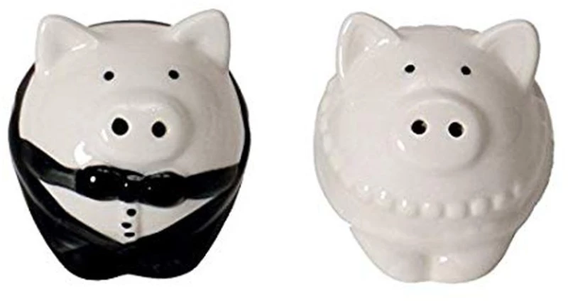 Σετ Αλατοπίπερο Pigs- Black/White OEM
