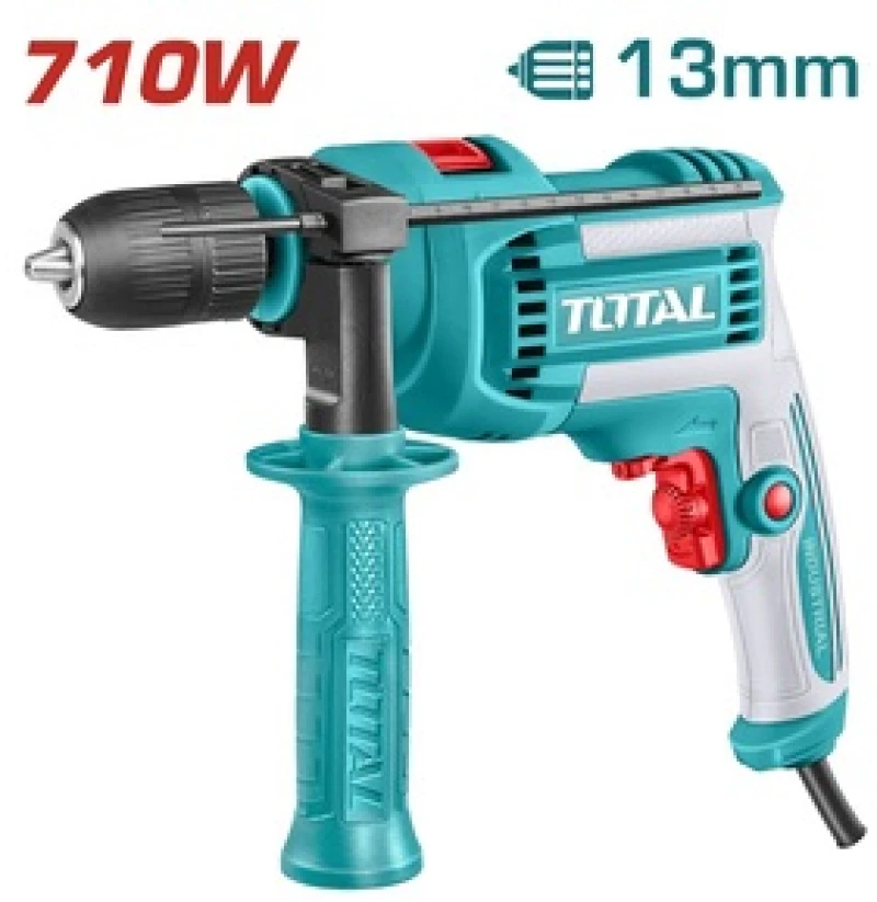 TOTAL ΕΠΑΓΓ. ΔΡΑΠΑΝΟΣ ΚΡΟΥΣΤ. 710W ΑΥΤΟΜΑΤΟ ΤΣΟΚ 13mm (TG10713662)