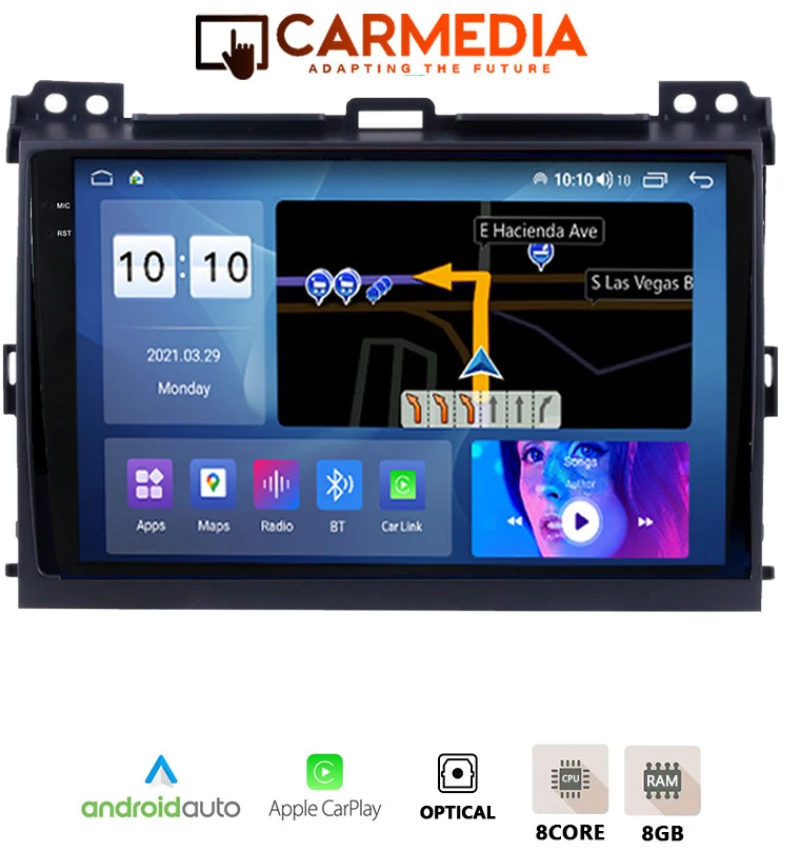 CARMEDIA CMDU4095-5 PRO PLUS TABLET 9.5'' OEM TOYOTA LANDCRUISER 2002-2008