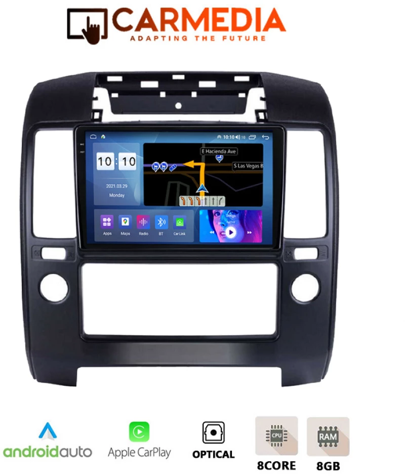 CARMEDIA CMDU8095-6 PRO PLUS TABLET 9.5'' OEM NISSAN NAVARA 2004-2016 A/C