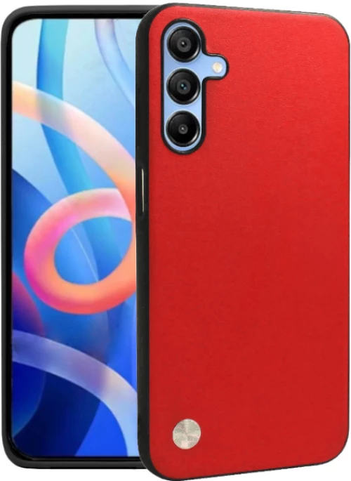 Θήκη Samsung Galaxy A14 Bodycell Vegan Cover Σκληρή - Red (5206015076527)