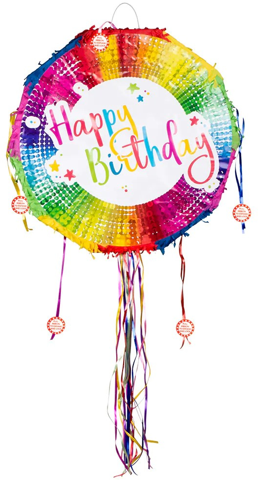 ΠΙΝΙΑΤΑ HAPPY BIRTHDAY 44X44X9 εκ. (#30939)