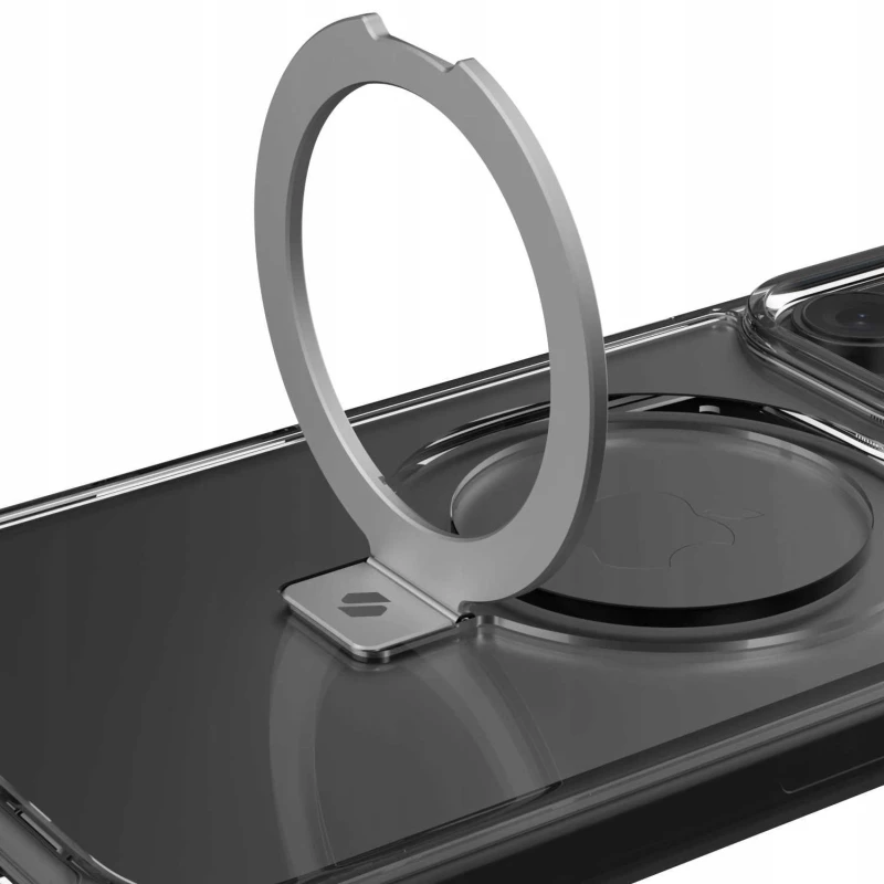 Θήκη iPhone 16 Pro Max Spacecase Ring Pro Mag Σκληρή με MagSafe & KickStand - Clear (5905719112233)