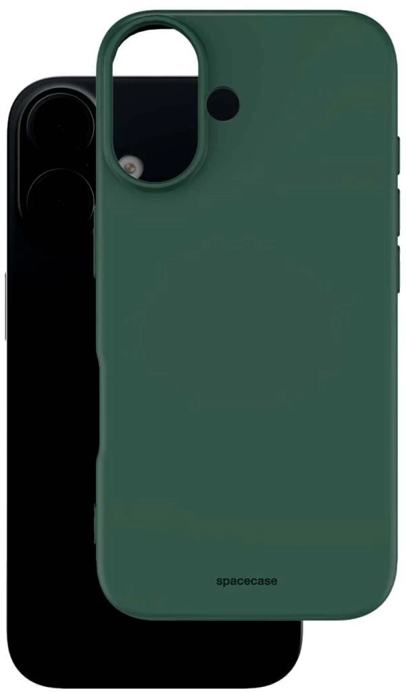 Θήκη iPhone 16 Plus Spacecase Silicone Case Σιλικόνης - Dark Green (5905719111533)