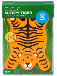 Mustard Usb Εστία Θέρμανσης Κούπας - Cup Warmer Sleepy Tiger