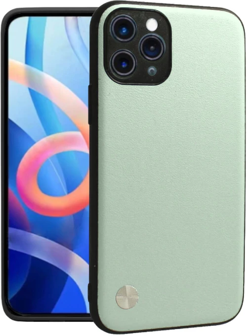 Θήκη iPhone 11 Pro Max Bodycell Vegan Cover Σκληρή - Light Green (5206015075476)