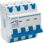 MCB 4P D63 6kA 4M