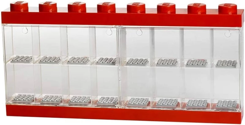 Lego® Βιτρινα για Φιγουρες με 16 Θεσεις Κοκκινη - 40660001
