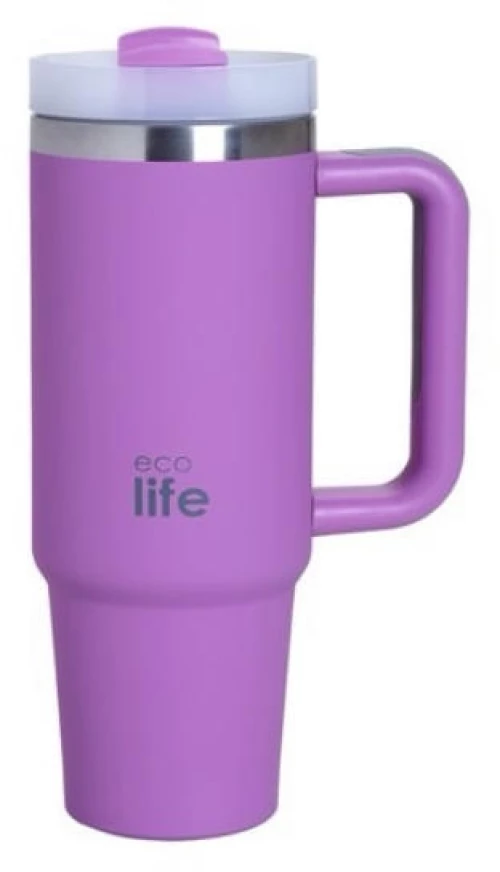Ecolife Θερμός Tumbler από Ανοξείδωτο Ατσάλι 900ml Iris 33-BO-5015