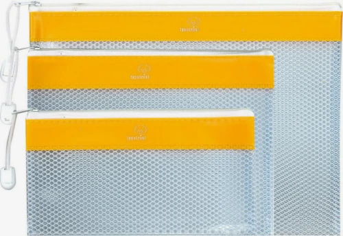 Τσαντάκι Με Φερμουάρ Typotrast  A4 Κίτρινο  FP27004-05