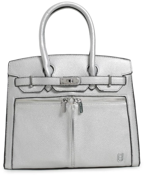 Τσάντα χειρός JD-7610 - Ασημί Bag to Bag