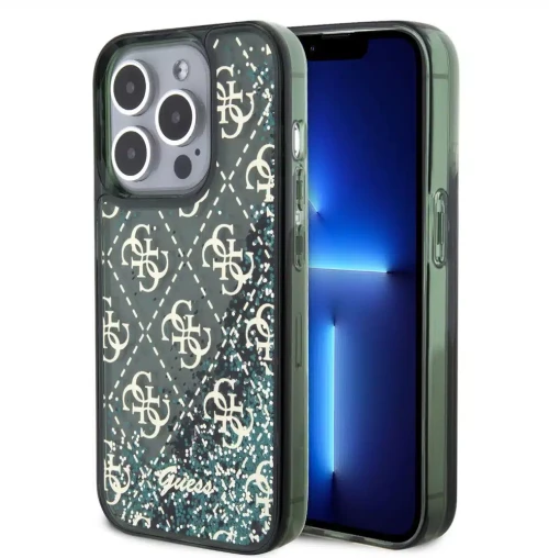 Guess iPhone 15 Pro Back cover case - Green (GUHCP15LLC4PSGA)