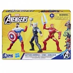 Marvel Avengers Epic Hero Series 3 Φιγούρες Δράσης 10εκ. Captain America, Thor & Iron Man