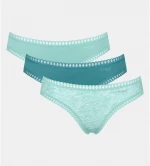 Sloggi Go Crush Mini Γυναικεία Κυλοτάκια 3ΤΜΧ Βαμβακερά 10219682-V007