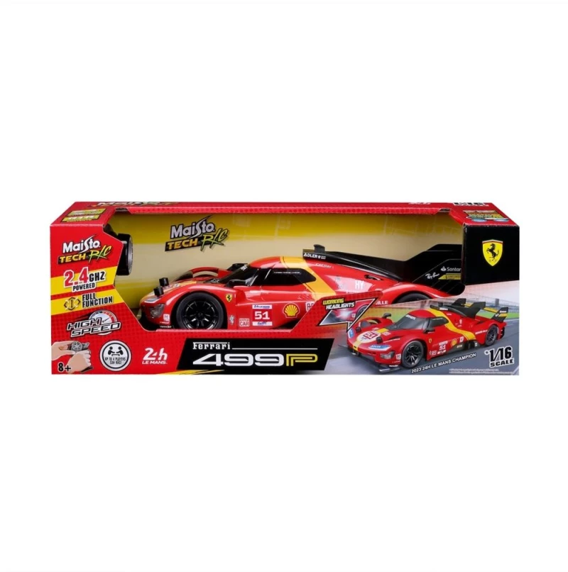 Maisto 1/16 RC Remote Controlled Car Ferrari 499P 49/82861