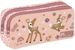 Κασετίνα Βαρελάκι Must 2 Φερμουάρ 21x6x9cm Cute Deer 000586761
