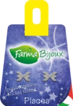 FARMA BIJOUX Σκουλαρίκια Υποαλλεργικά Χωρίς Νικέλιο Zodiaco Pisces-Ιχθείς
