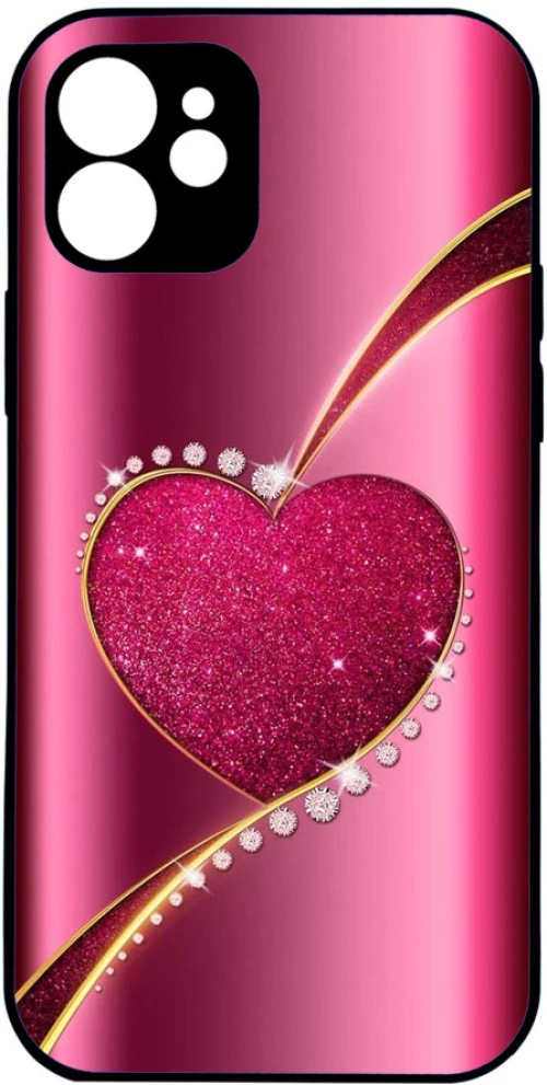 pink heart on pink background Redmi Note 11/11S 4G