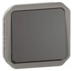 Διακόπτης Αλέ Ρετούρ Μονός 10ΑΧ 250V ΙΡ55 Plexo Legrand 069801L Ανθρακί