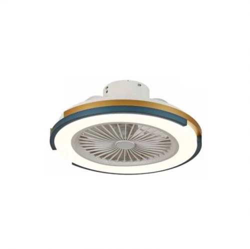 Ανεμιστήρας Οροφής LED Φ30 DC 35W 02-00186 Helvia Χρυσό-Ανθρακί LINEME 02-00186 Χρυσό
